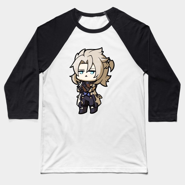 Chibi Albedo - Genshin Impact Baseball T-Shirt by MangaXai